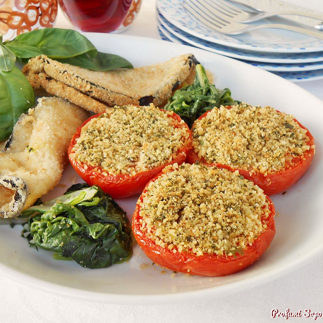 Pomodori gratinati al forno