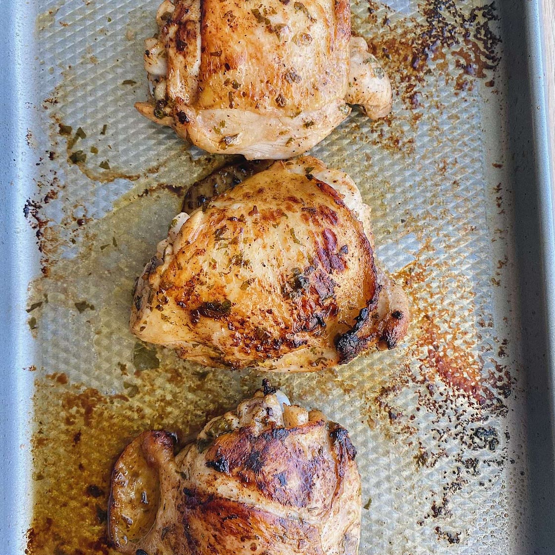 Cilantro Lime Chicken Thighs