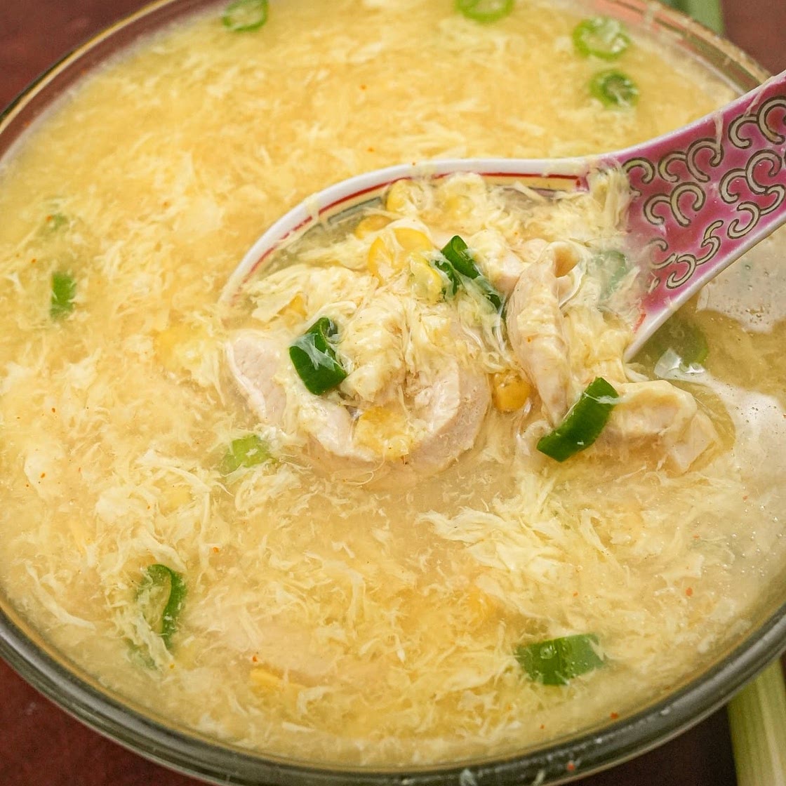 Chicken Corn Egg Drop Soup