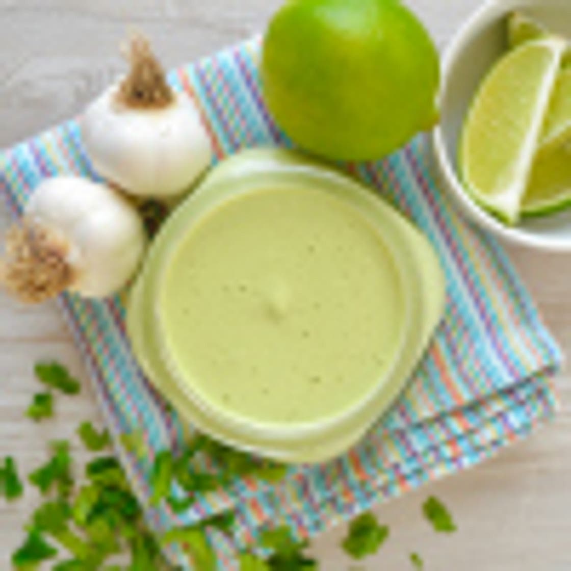 No-Oil Cilantro Cashew Cream Sauce