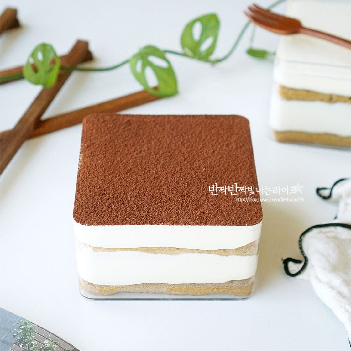 티라미수 만들기 티라미수 케이크 만드는 법 레이디핑거 마스카포네치즈 노오븐 케이크