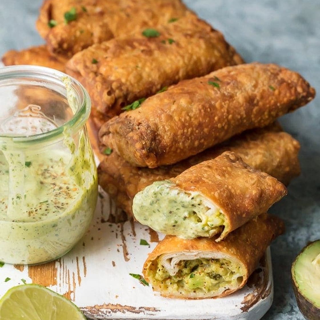 Guacamole Egg Rolls