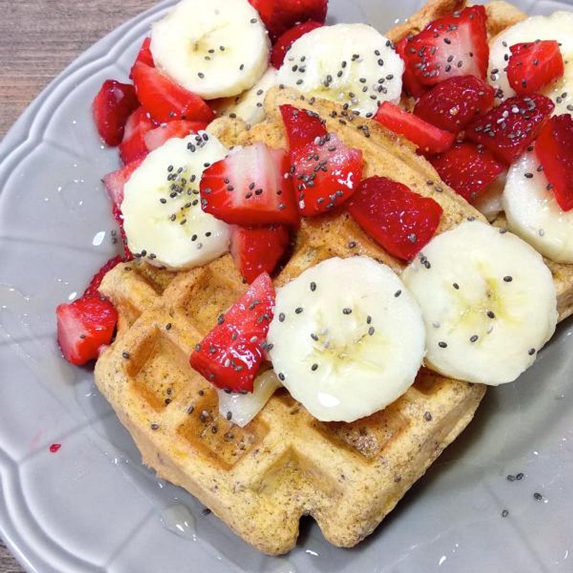 Receita de Waffle low carb