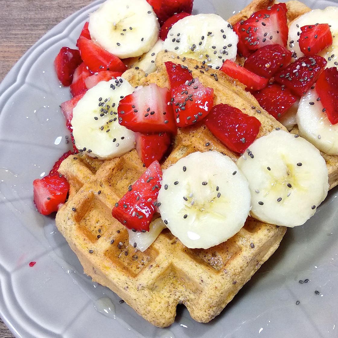 Receita de Waffle low carb