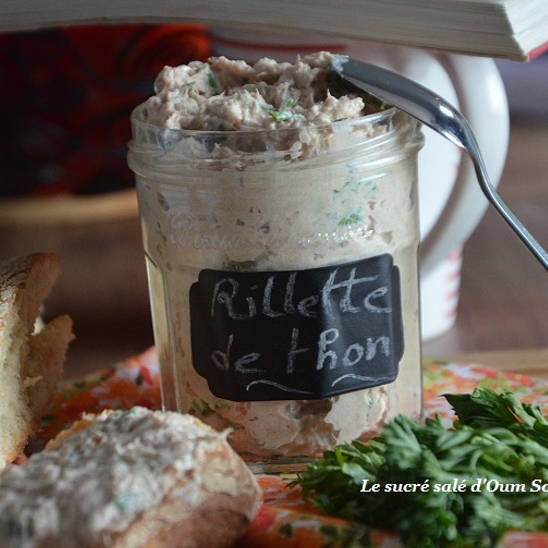 rillettes de thon à la crème fraiche