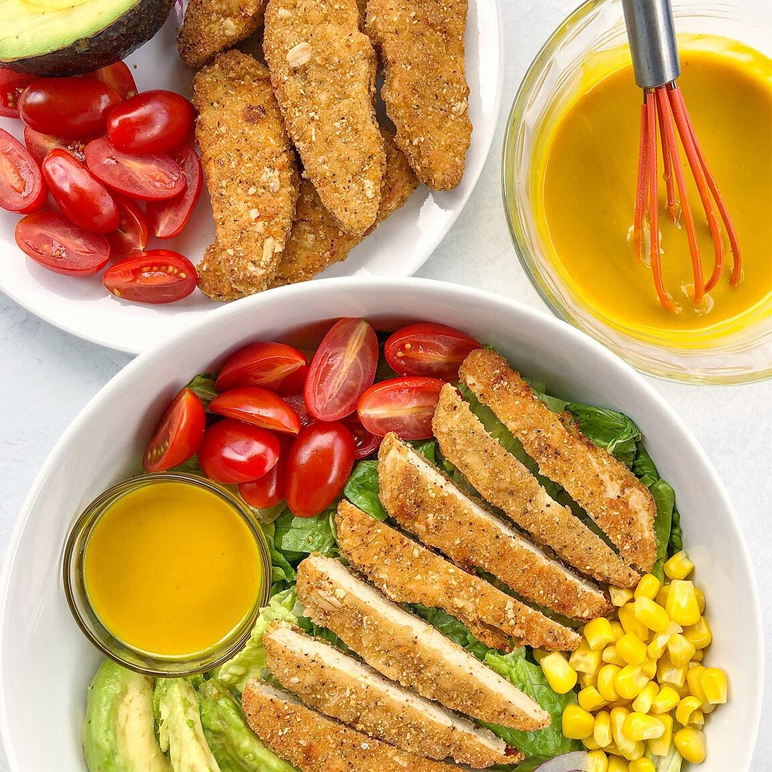 Vegan Honey Mustard Chicken Salad