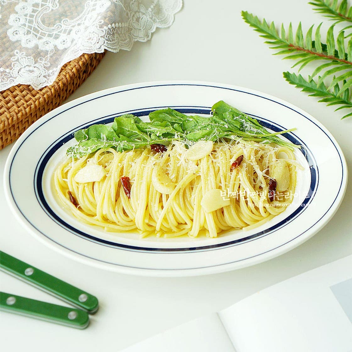 알리오 올리오 파스타 만들기 소스 레시피 오일파스타