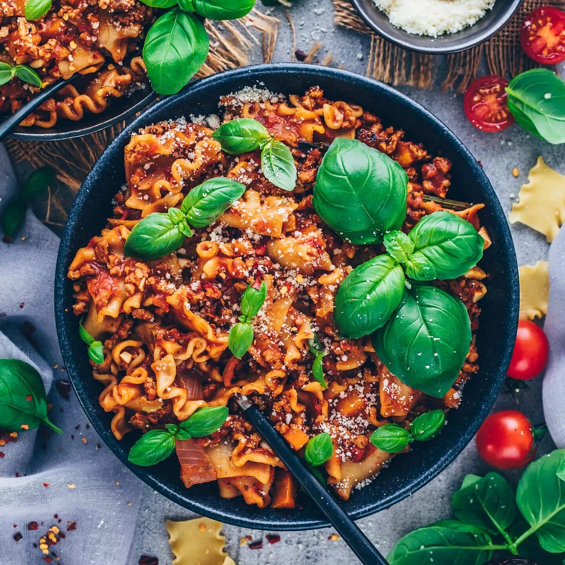 Vegane Lasagne-Suppe