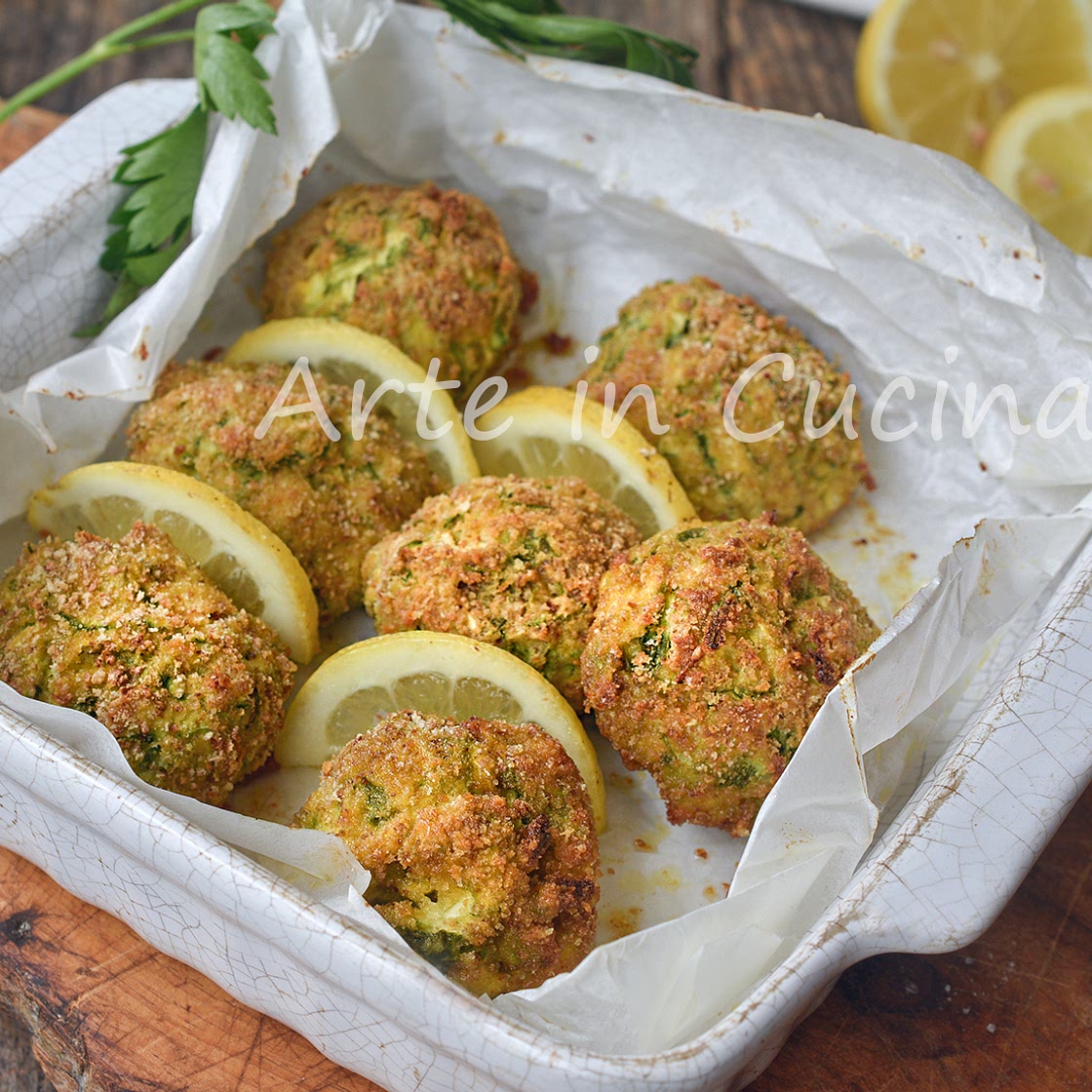 Polpette ricotta e zucchine al forno