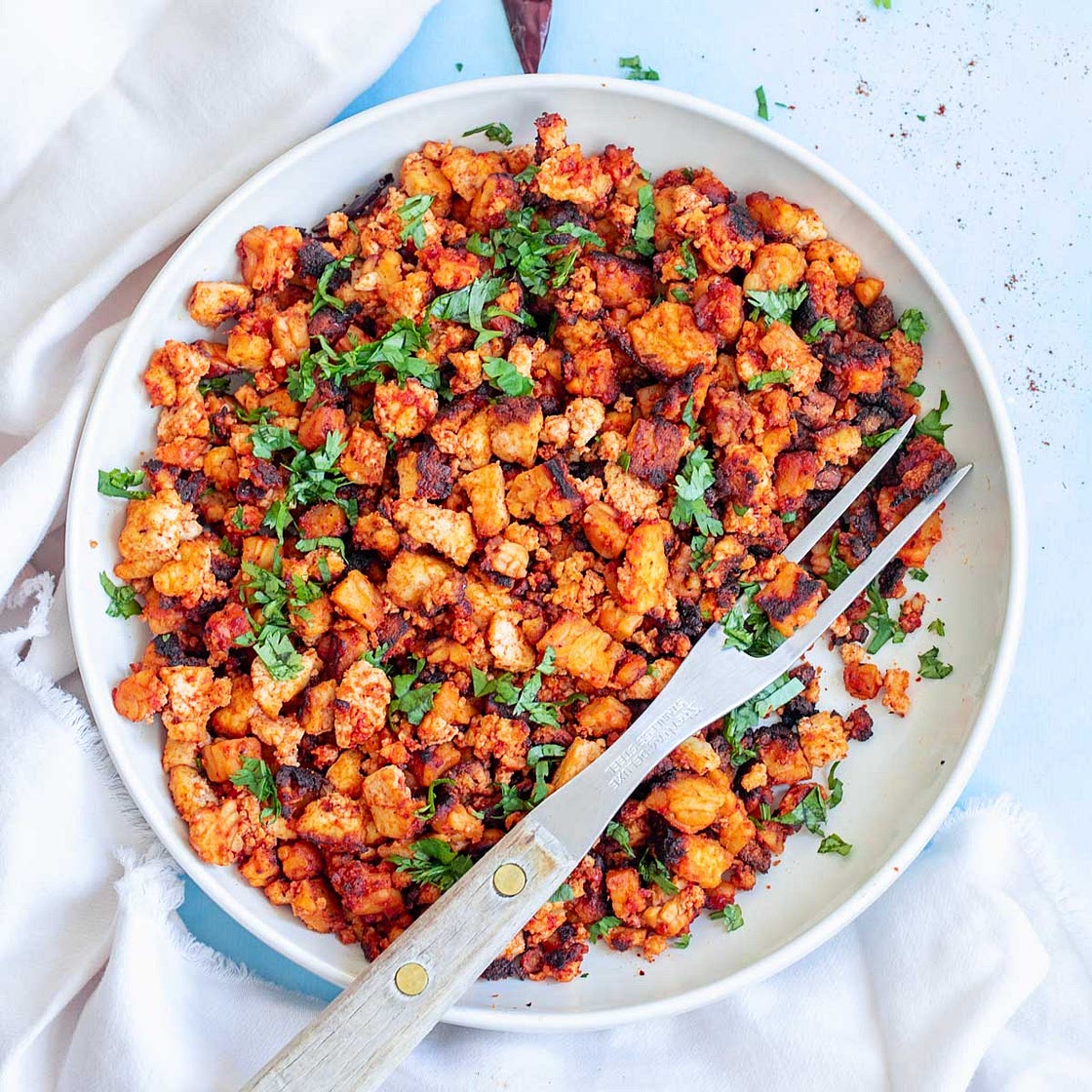 Tempeh Tofu Crumbles