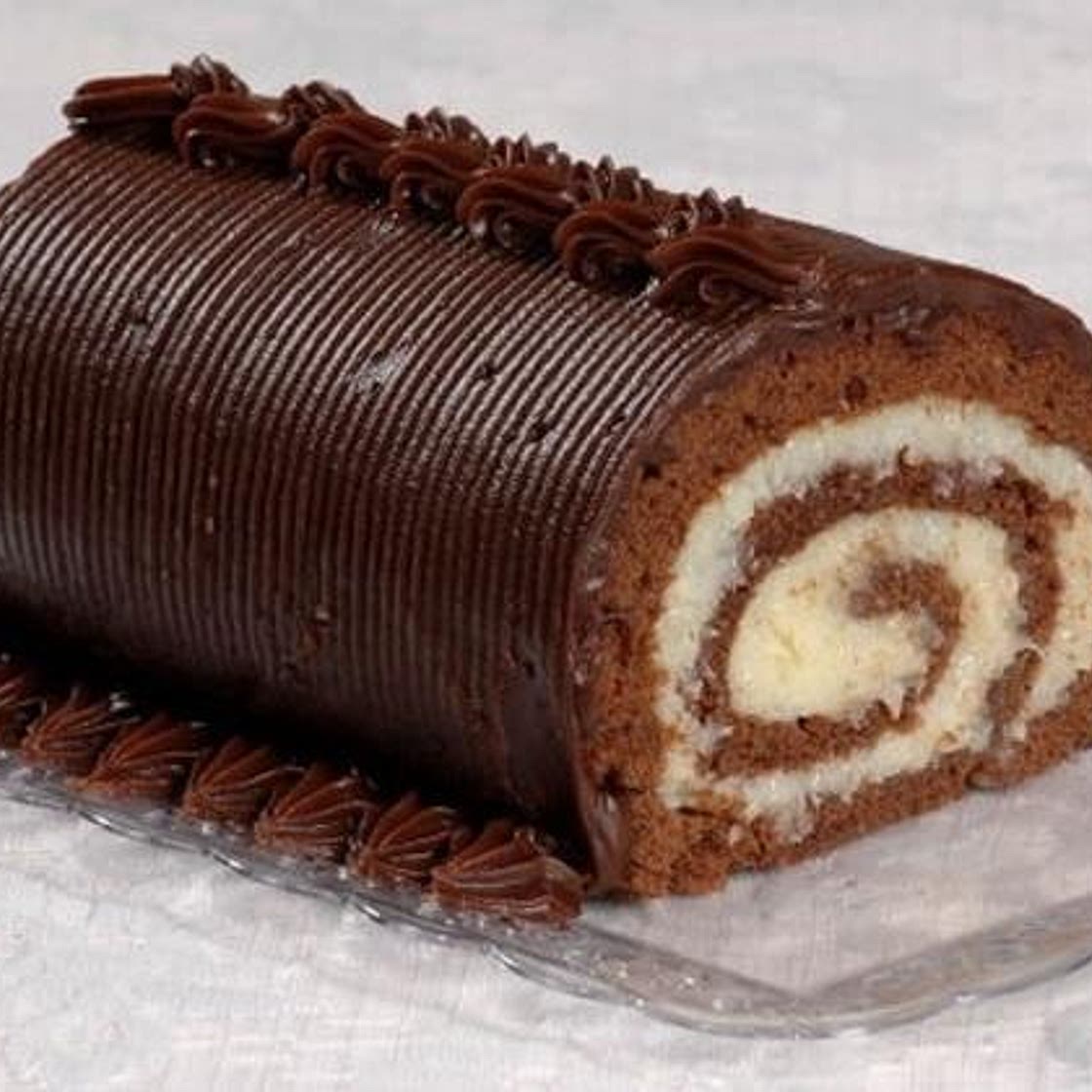 Receita de Rocambole de chocolate com coco