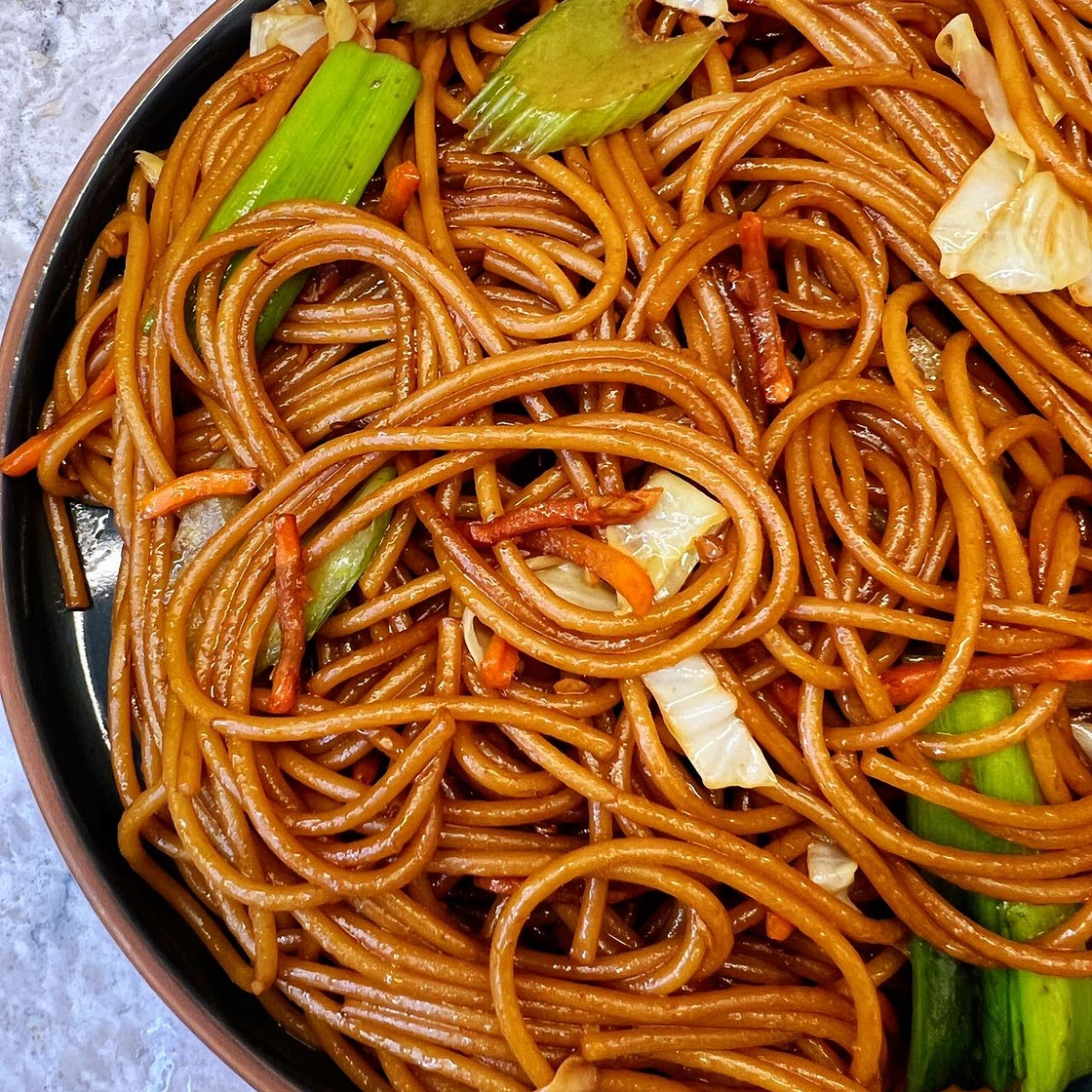 Stir Fry Spaghetti - Chinese stir fry noodles recipe