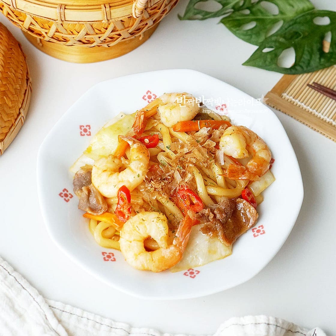 굴소스 볶음우동 만드는법 야끼우동 볶음우동 레시피