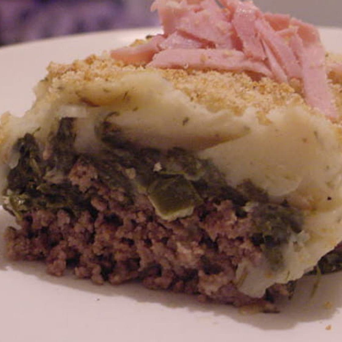 Parmentier aux épinards (Gratin)