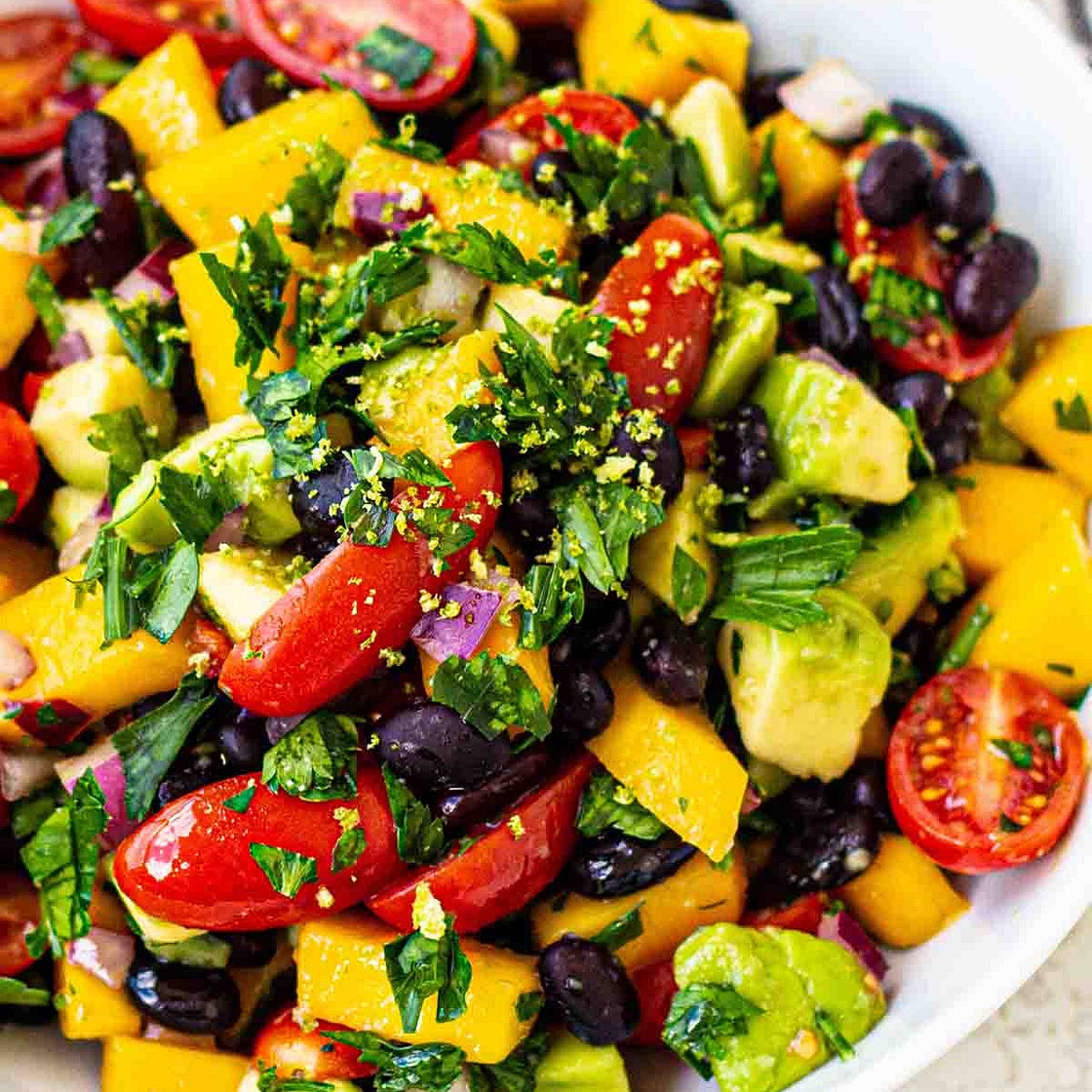 Avocado Black Bean Salad