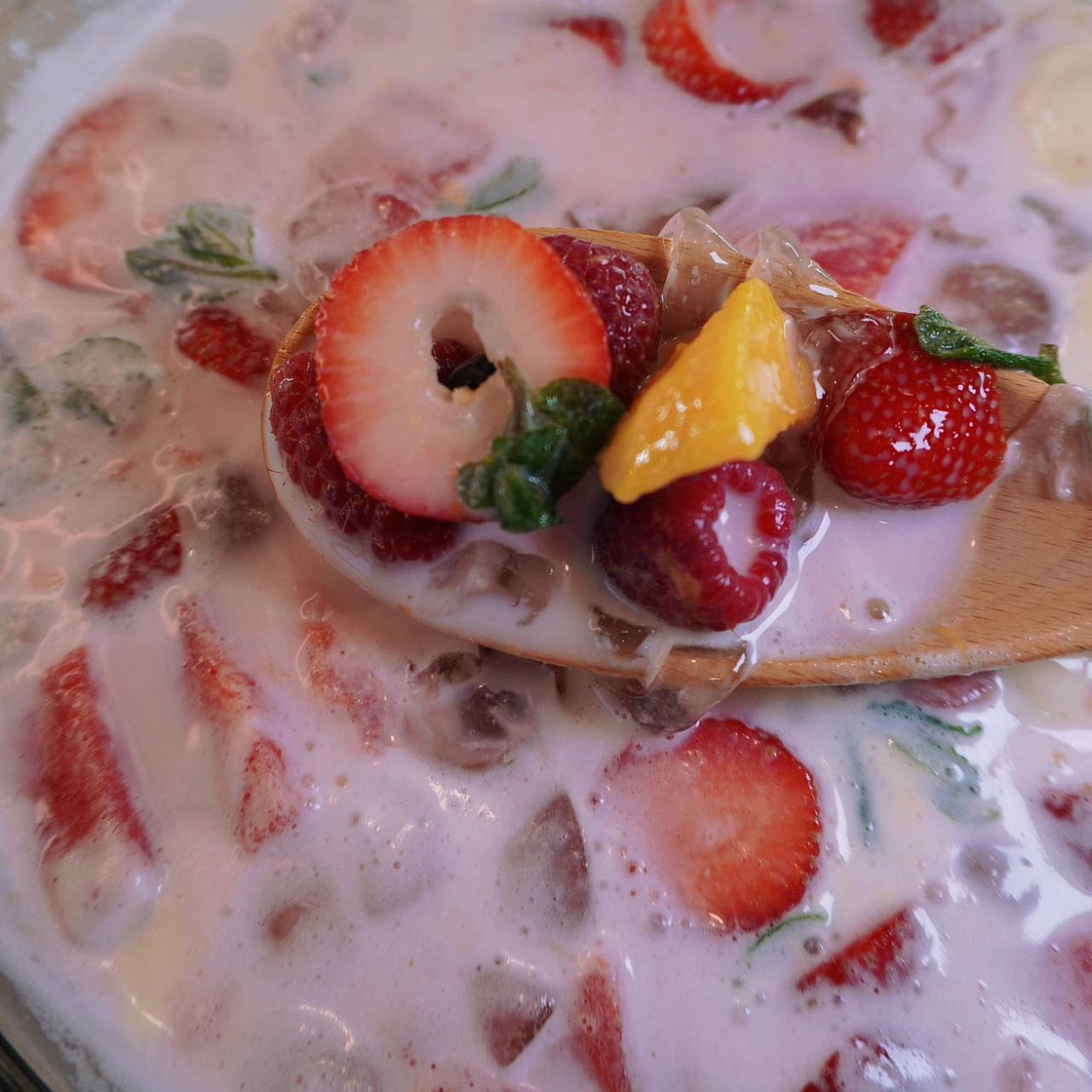 Hwachae (Korean Fruit Bowl)