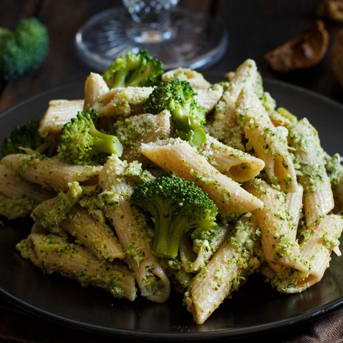 Pâtes au roquefort et brocolis