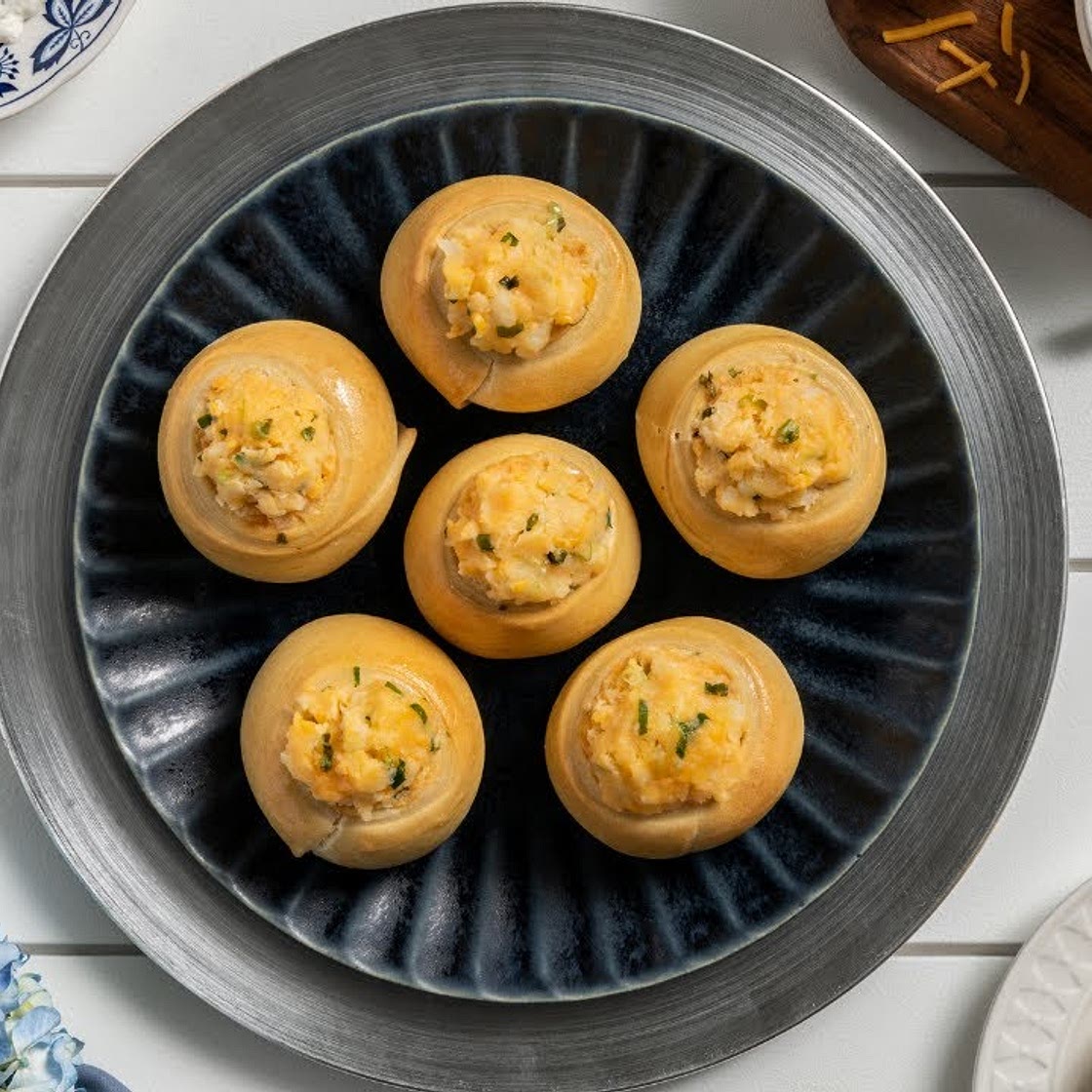 Cheddar and Potato Knish