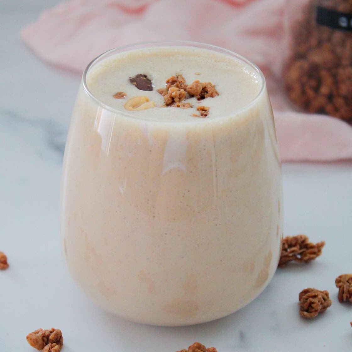 Peanut Butter Paradise Tropical Smoothie (Copycat)