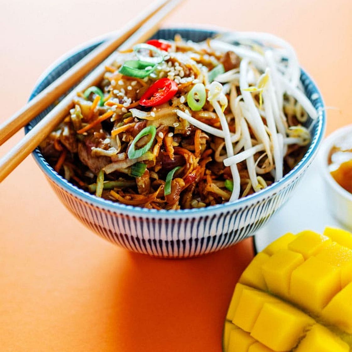 Vegetarian Egg Roll in a Bowl