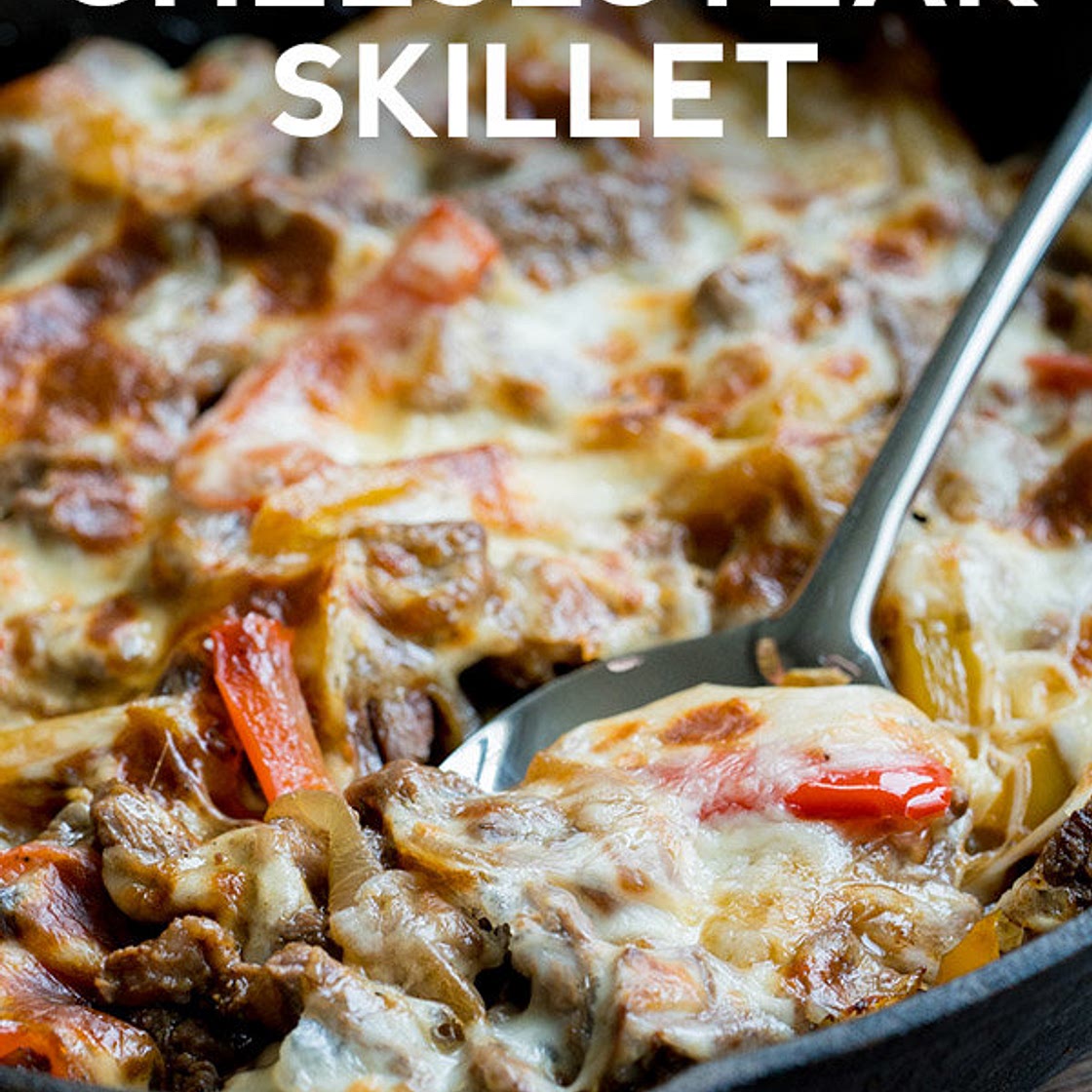 Philly Cheesesteak Skillet