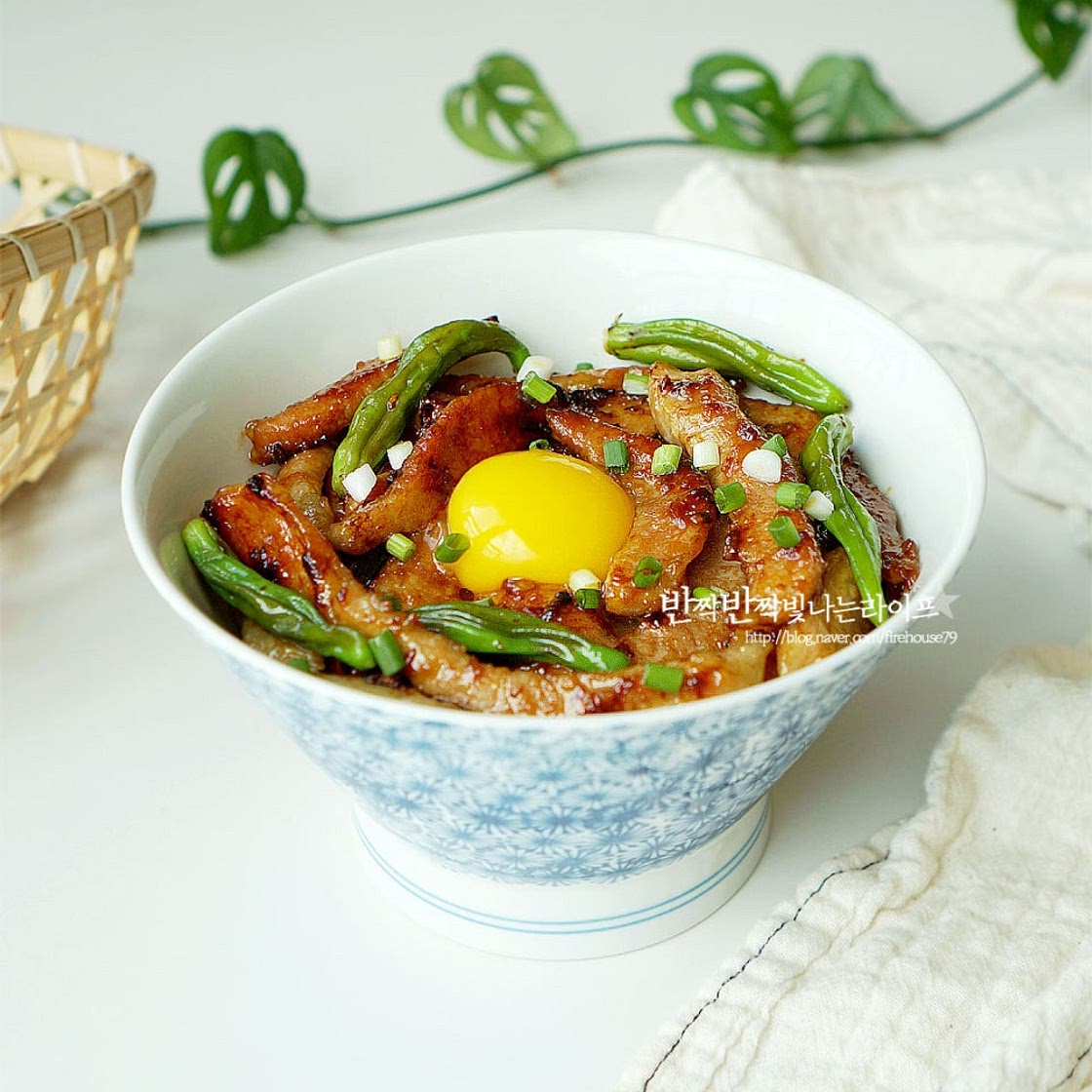항정살 덮밥 만들기 항정살 요리 한그릇요리 덮밥 돼지고기덮밥