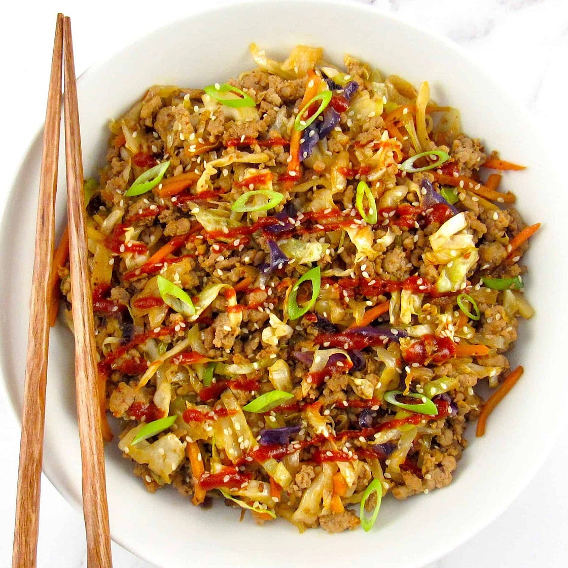 Keto Egg Roll in a Bowl