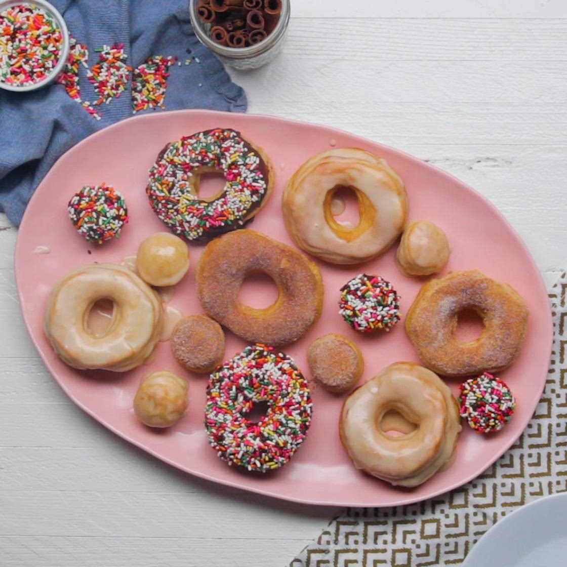 Air Fryer Doughnuts Recipe by Tasty