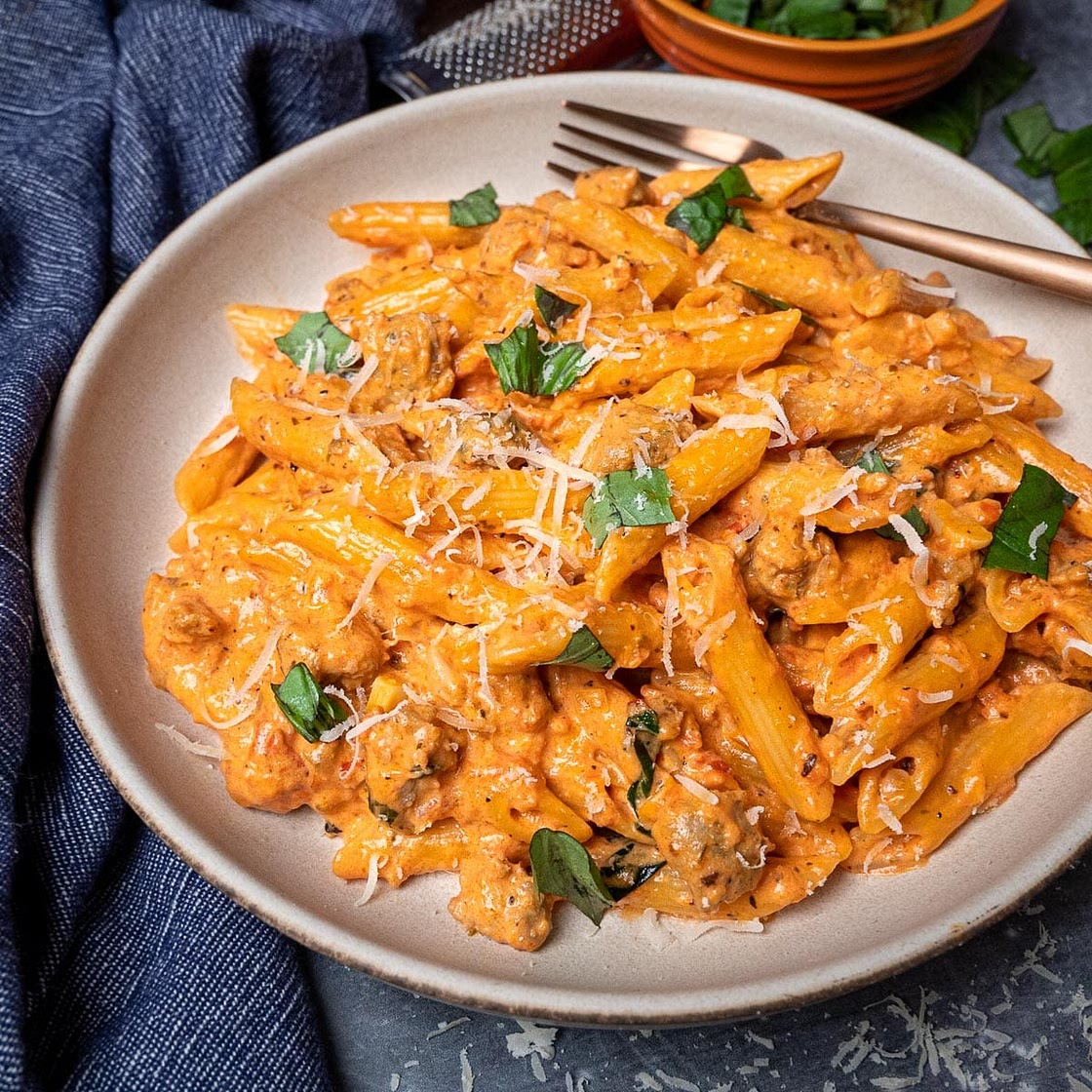 Penne alla Vodka with Sausage