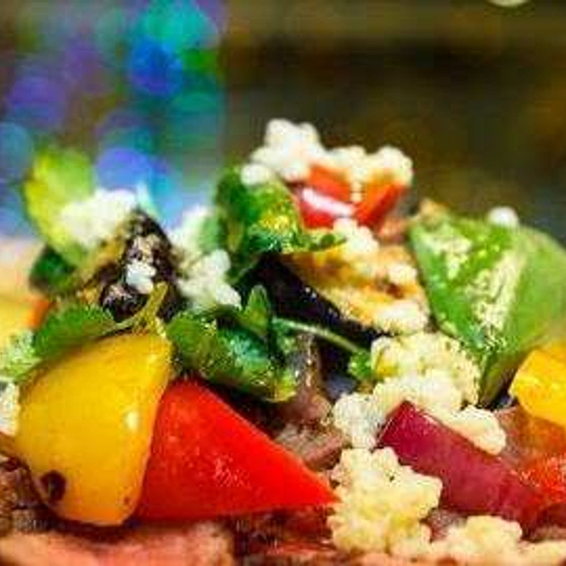 Quinoa con carne y vegetales