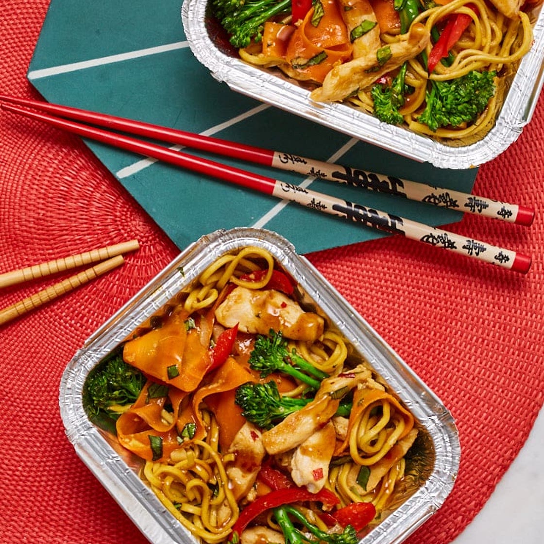 Drunken Noodles with Chicken | Slimming & Weight Watchers Friendly