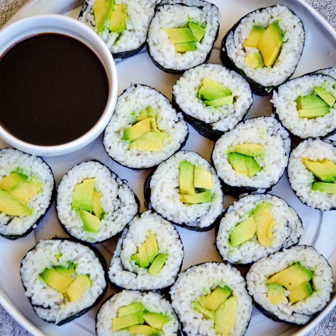Avocado Sushi Rolls
