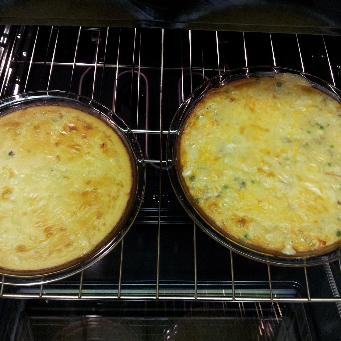 Cheesed up Chicken Pot Pie