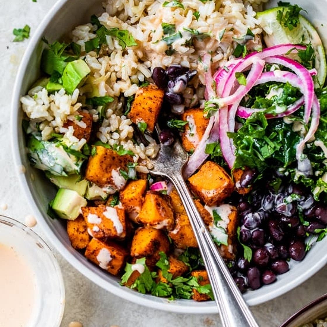 Sweet Potato Black Bean Bowls