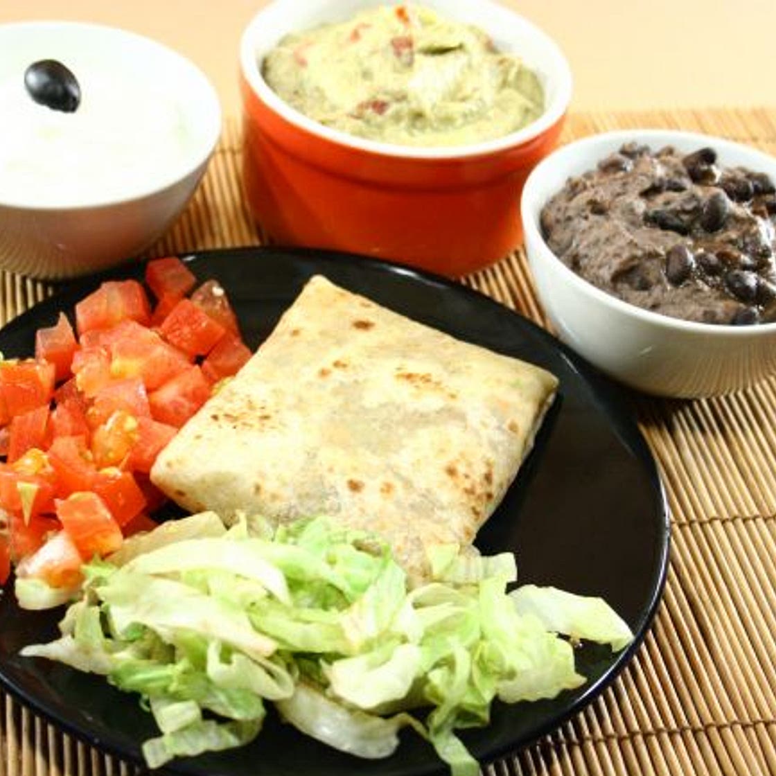Burrito con verdure