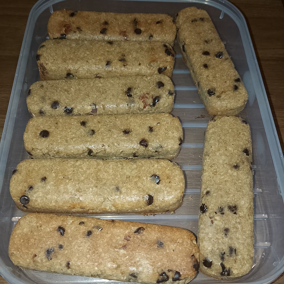 Barre de céréales aux amandes et pépites de chocolat