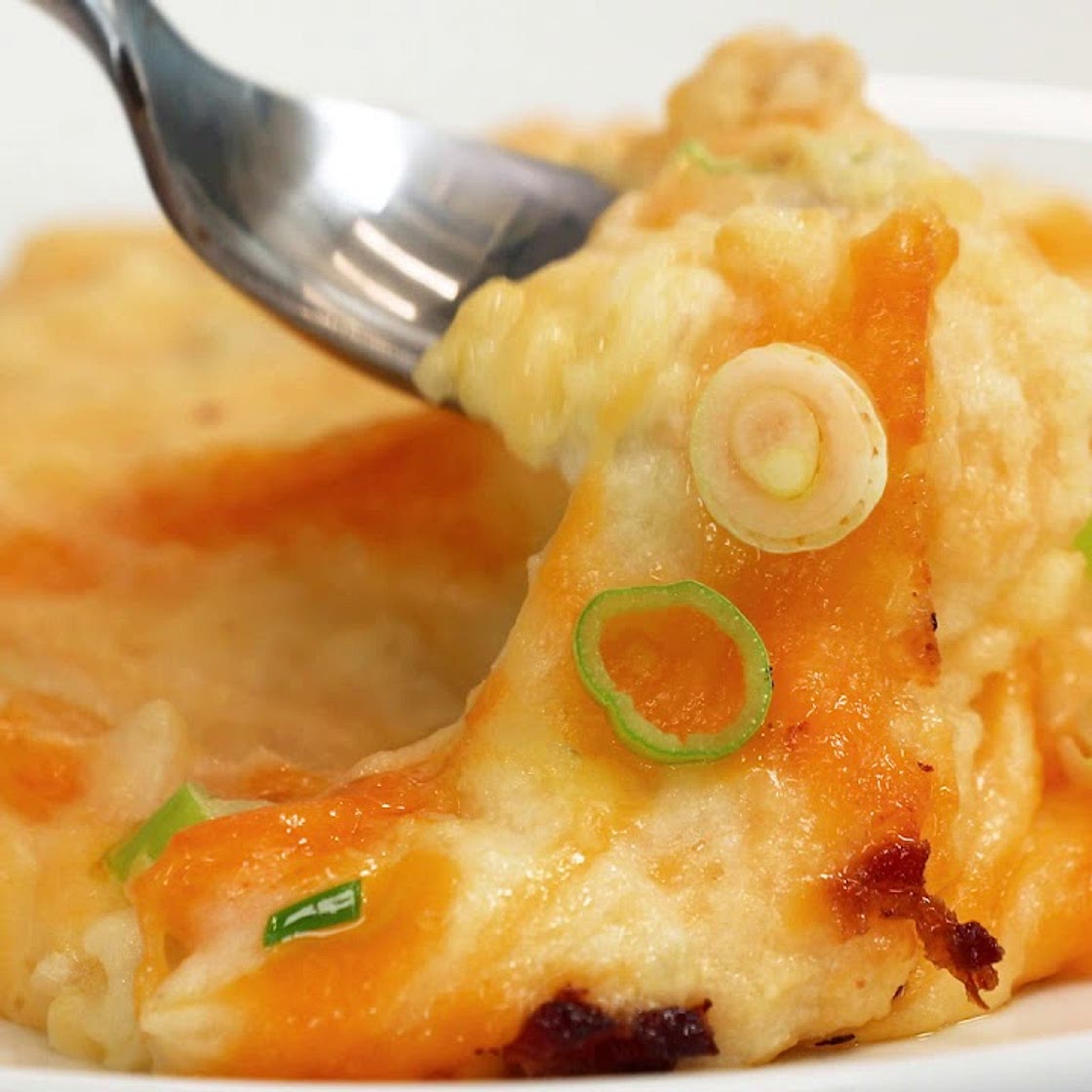 Loaded Baked Mashed Potatoes