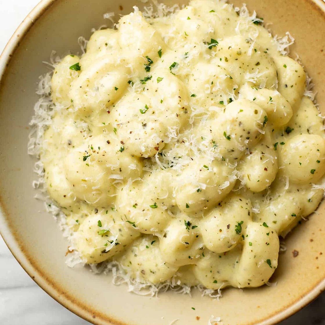 Creamy Pesto Gnocchi