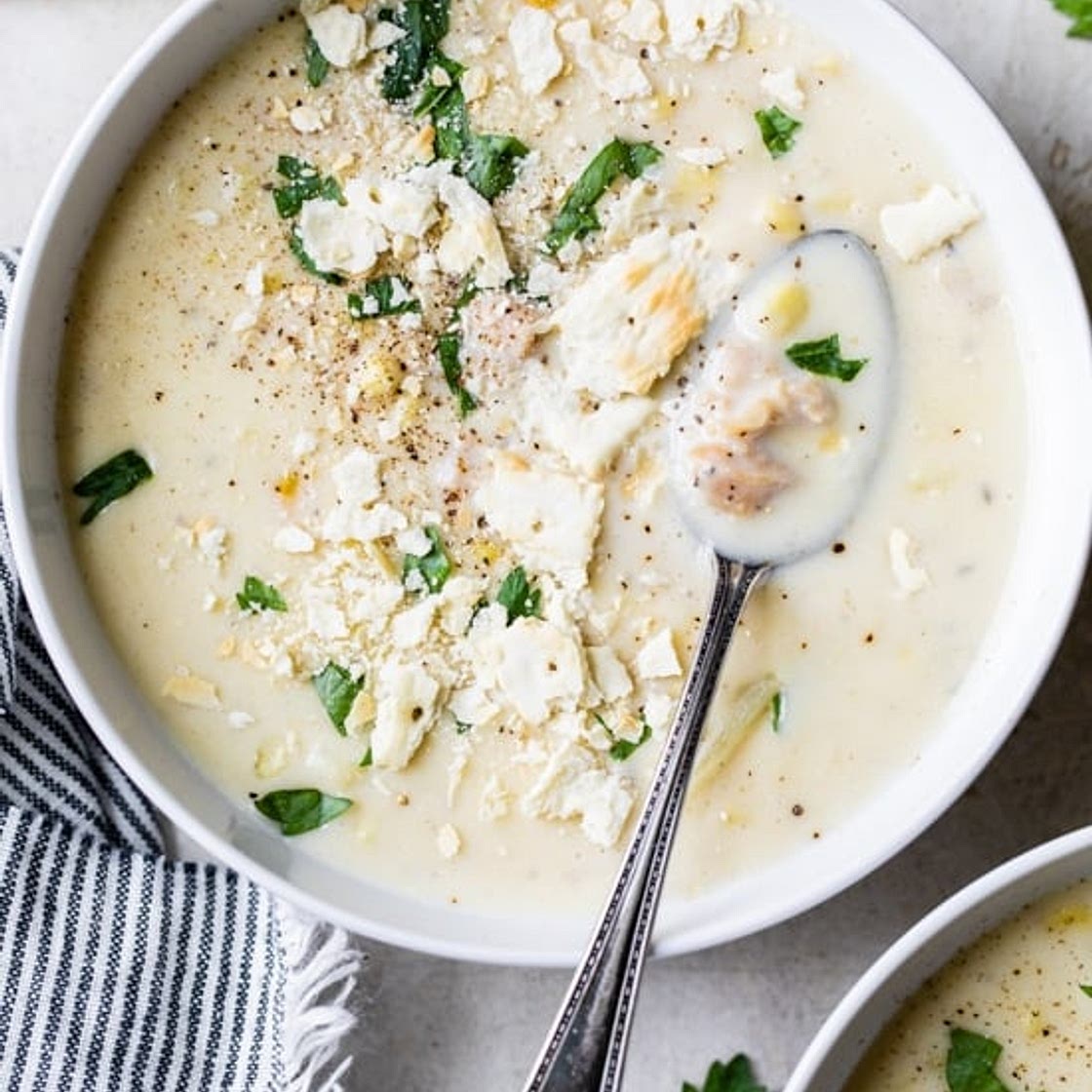 Clam Chowder, Lightened Up
