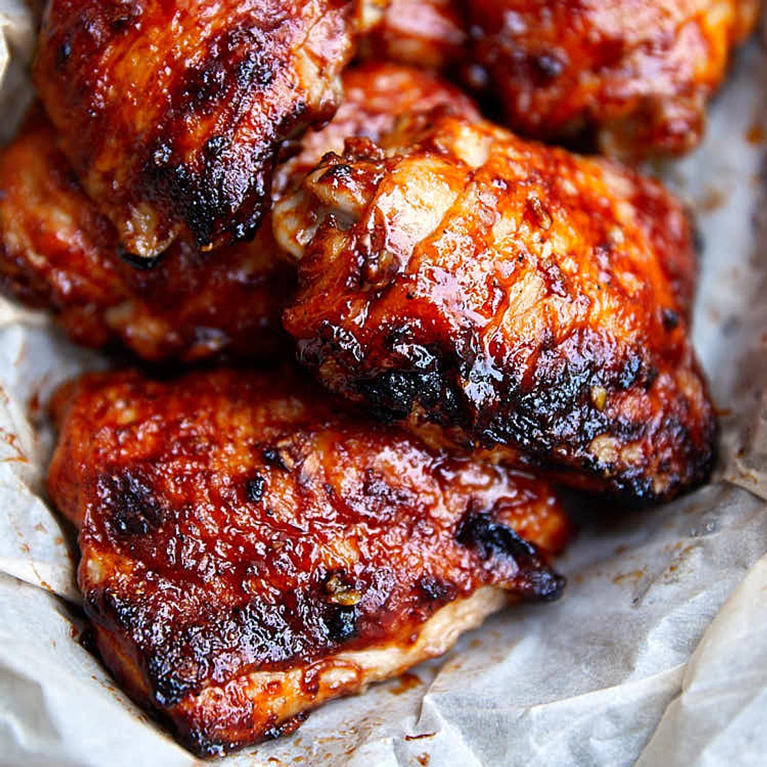 Baked BBQ Chicken Thighs