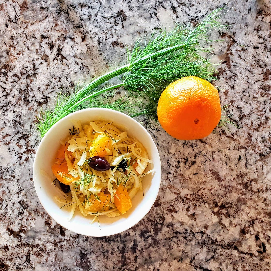 Fennel and orange salad