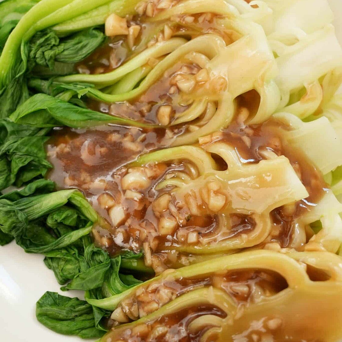 Bok Choy with Garlic Sauce