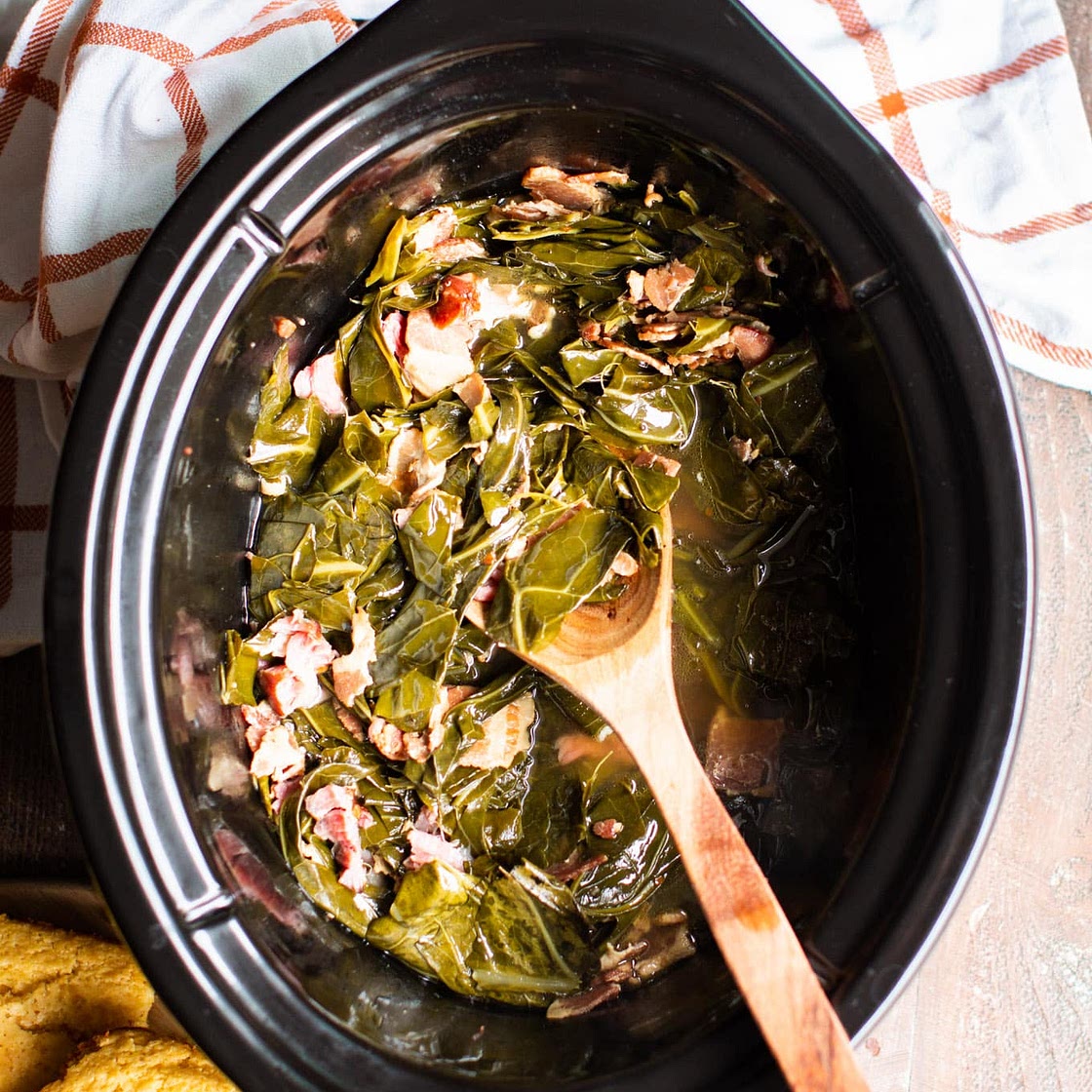 Slow Cooker Collard Greens