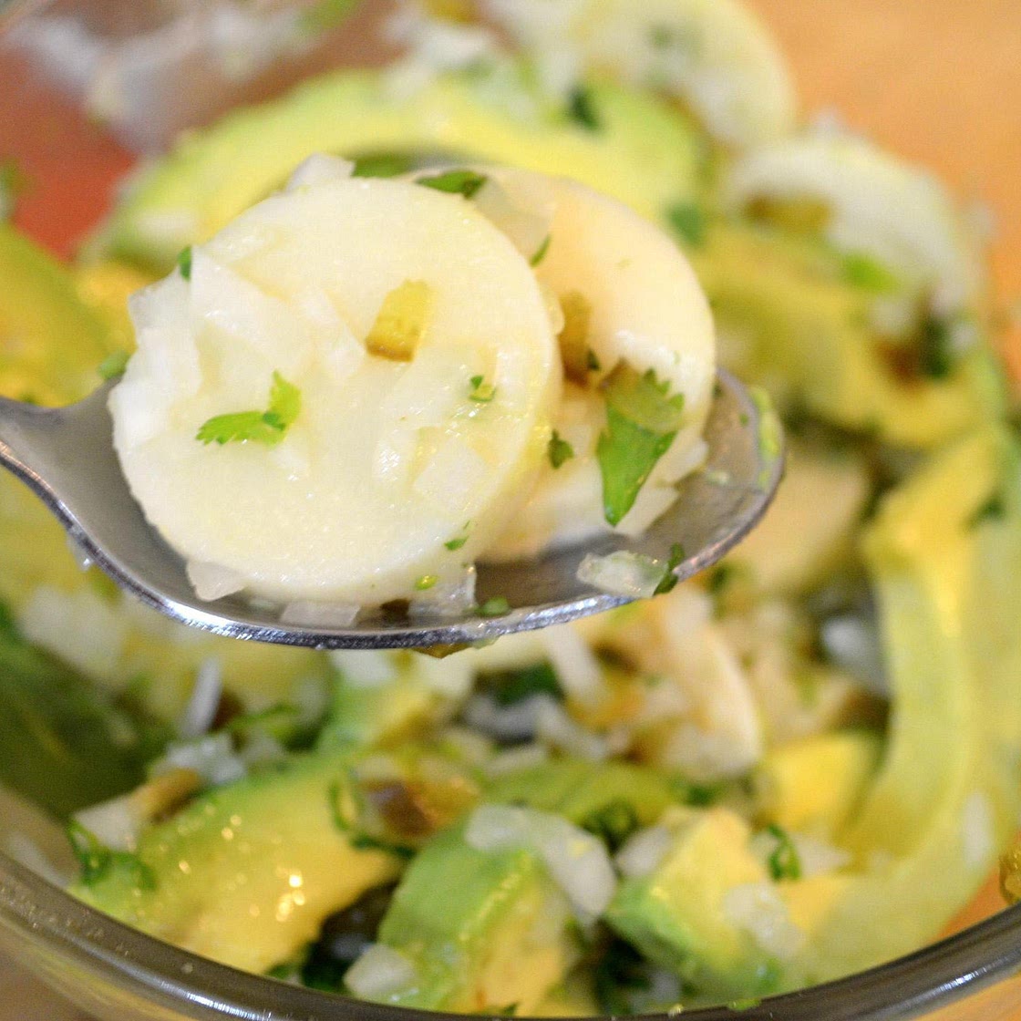 Receita de Salada de palmito com abacate