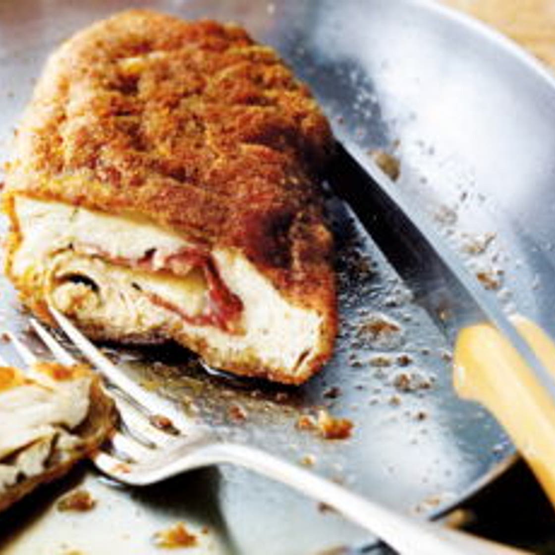 Cordon bleu au veau et jambon cru
