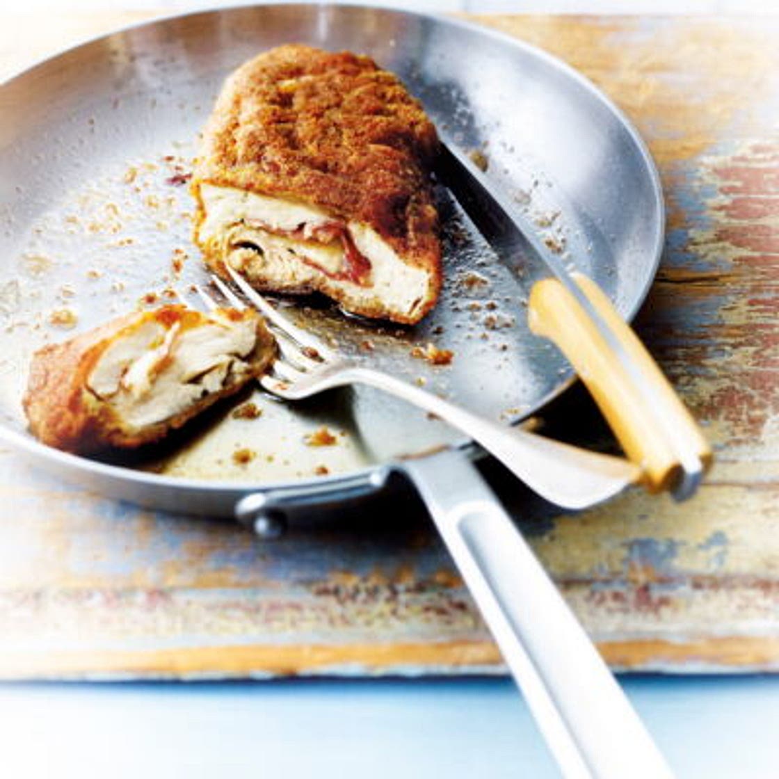 Cordon bleu au veau et jambon cru