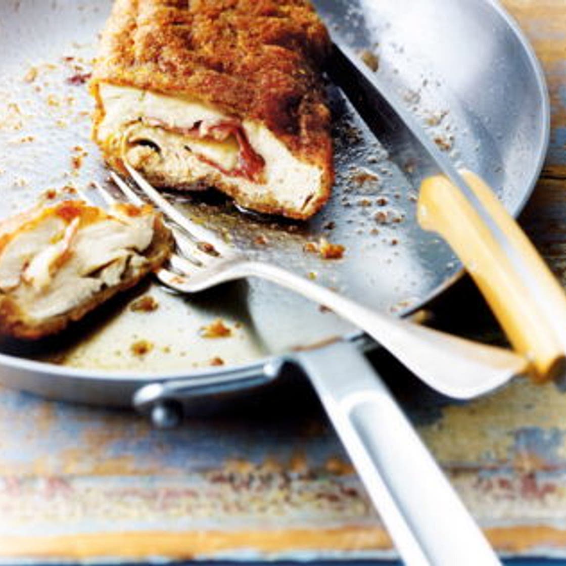 Cordon bleu au veau et jambon cru