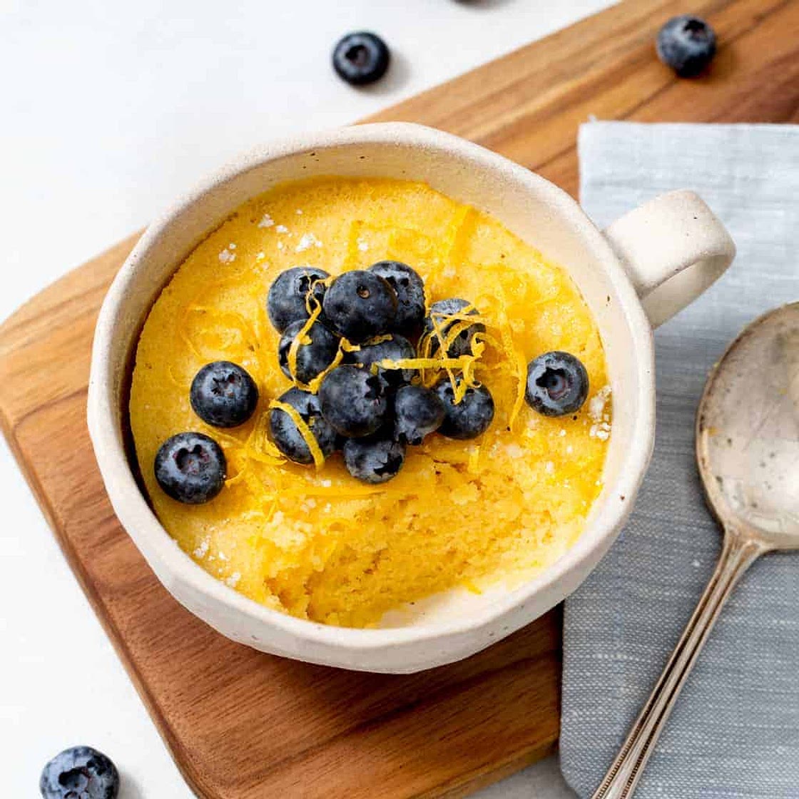 Keto Lemon Mug Cake