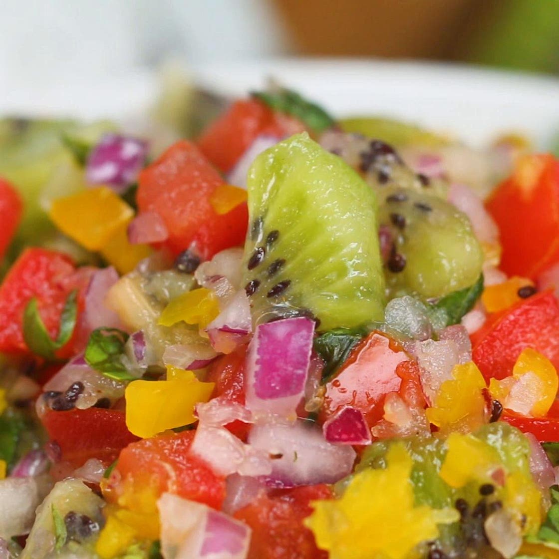 Kiwi Salsa Recipe by Tasty