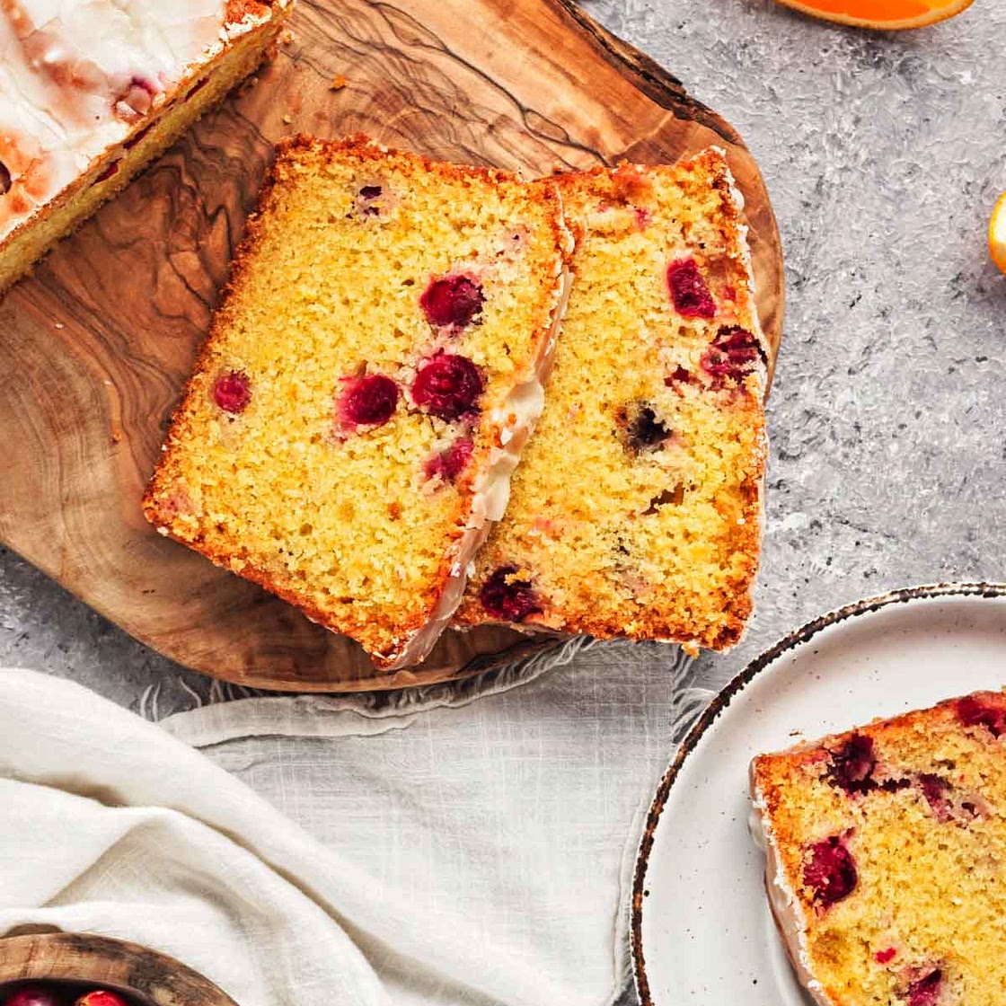 Holiday Cranberry Orange Loaf Bread Recipe